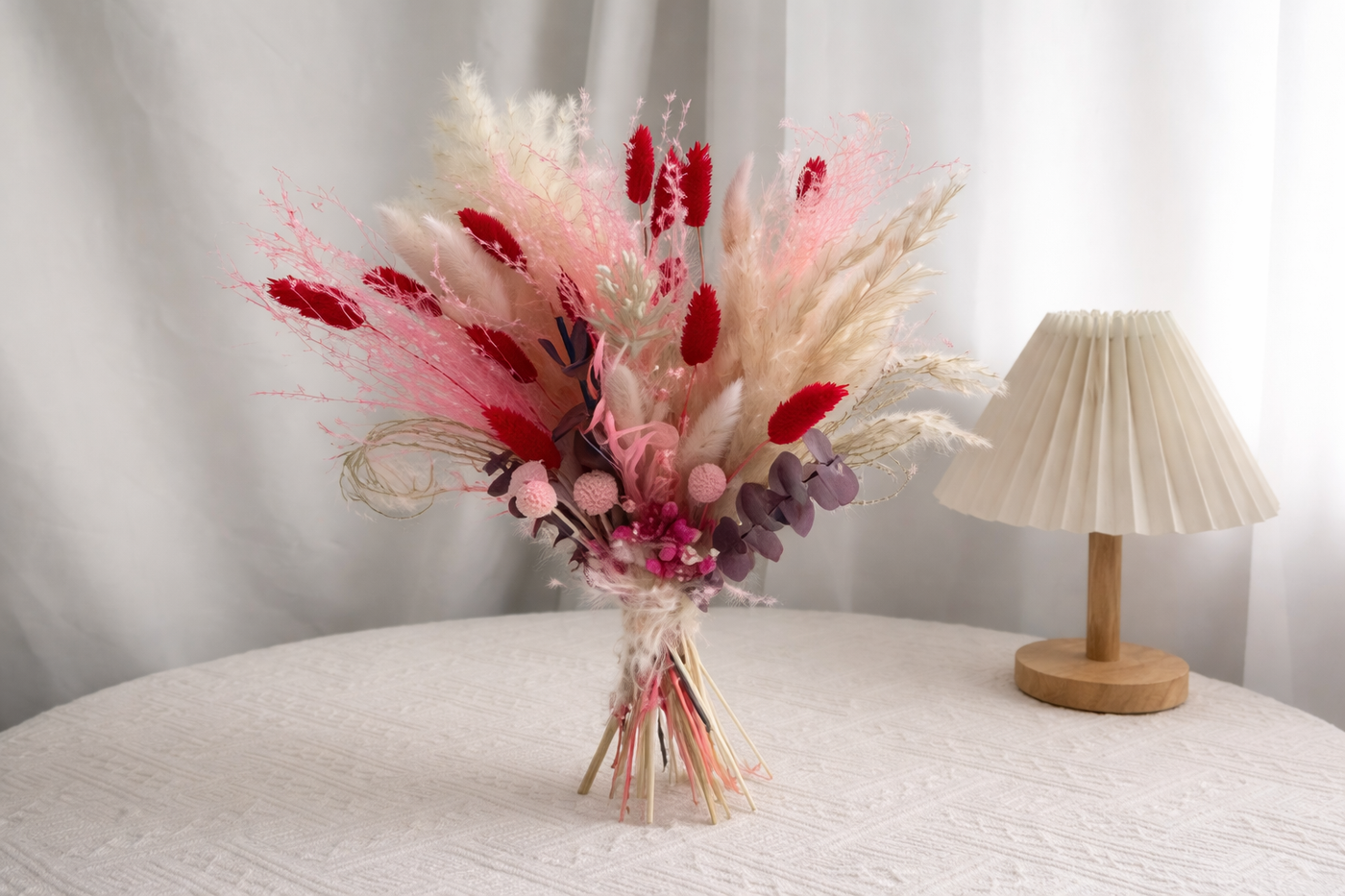 Bouquets de fleurs séchés